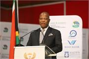 CoGTA Deputy Minister Dr Namane Dickson Masemola making remarks